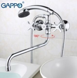 Смеситель для ванны Gappo G2243 хром